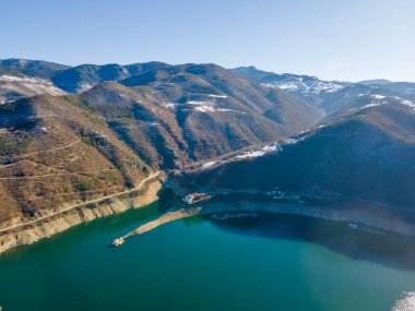Vacha (Antonivanovtsi) Reservoir, Rodop Dağları, Filibe Bölgesi, Bulgaristan