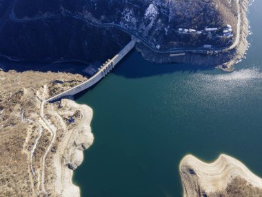 Vacha (Antonivanovtsi) Reservoir, Rodop Dağları, Filibe Bölgesi, Bulgaristan