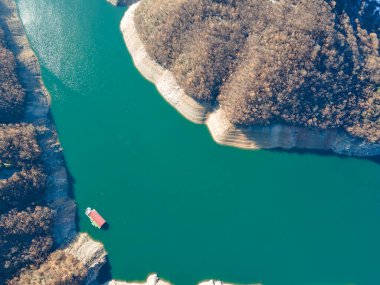Vacha (Antonivanovtsi) Reservoir, Rodop Dağları, Filibe Bölgesi, Bulgaristan
