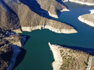 Vacha (Antonivanovtsi) Reservoir, Rodop Dağları, Filibe Bölgesi, Bulgaristan