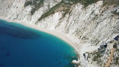 Platia Ammos Plajı, Cephalonia, İyon Adaları, Yunanistan