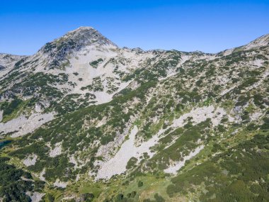 Bulgaristan 'ın Banderitsa Bölgesi yakınlarındaki Pirin Dağı' nın şaşırtıcı hava manzarası