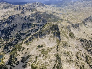 Bulgaristan 'ın Banderitsa Bölgesi yakınlarındaki Pirin Dağı' nın şaşırtıcı hava manzarası