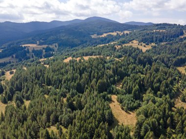 Bulgaristan 'ın Filibe Bölgesi, Otantik 19. yüzyıl evleriyle Lilkovo Köyü' nün inanılmaz manzarası