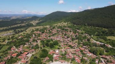 Zheravna köyünün 19 'uncu yüzyıl evleri, Sliven Bölgesi, Bulgaristan