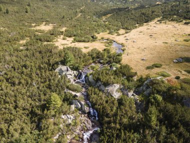 Bulgaristan 'ın Balık gölleri yakınlarındaki Rila Dağı' nın şaşırtıcı hava manzarası