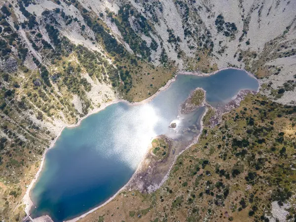 Bulgaristan 'ın Balık gölleri yakınlarındaki Rila Dağı' nın şaşırtıcı hava manzarası