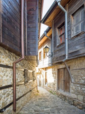 Bulgaristan 'ın Burgaz Bölgesi' nin Nessebar kentinin Büyüleyici Panoraması