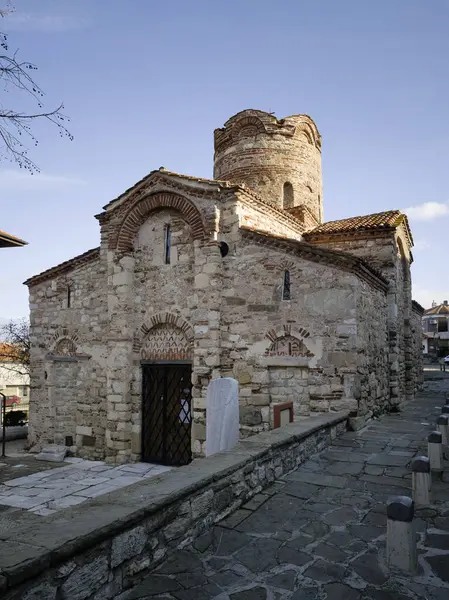 Bulgaristan 'ın Burgaz Bölgesi' nin Nessebar kentinin Büyüleyici Panoraması