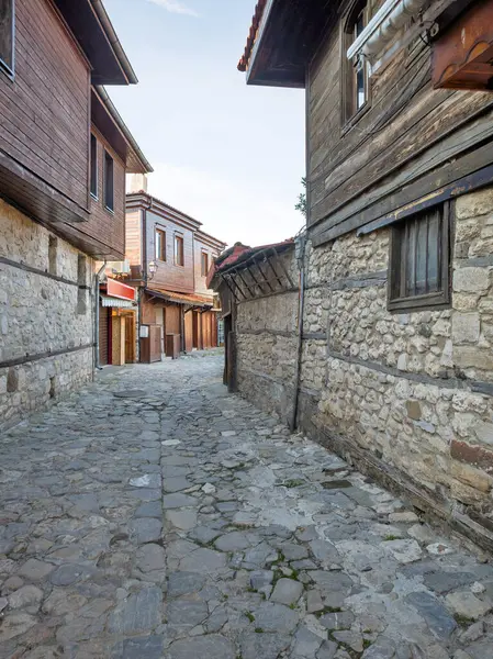 Bulgaristan 'ın Burgaz Bölgesi' nin Nessebar kentinin Büyüleyici Panoraması