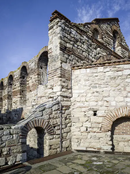 Bulgaristan 'ın Burgaz Bölgesi' nin Nessebar kentinin Büyüleyici Panoraması