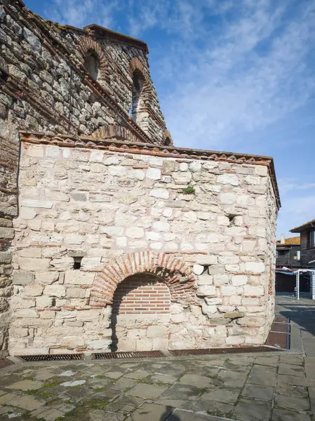 Bulgaristan 'ın Burgaz Bölgesi' nin Nessebar kentinin Büyüleyici Panoraması