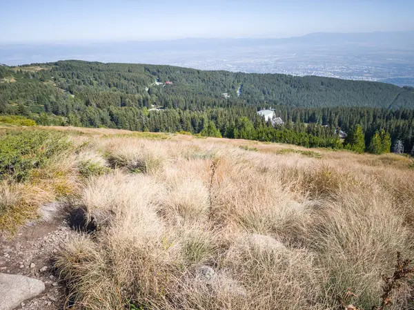 Bulgaristan 'ın Vitosha Dağı' nın şaşırtıcı sonbahar manzarası