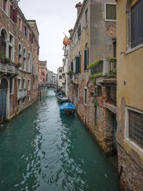 Venedik, Veneto Bölgesi, İtalya 'nın Eski Şehir Panoraması