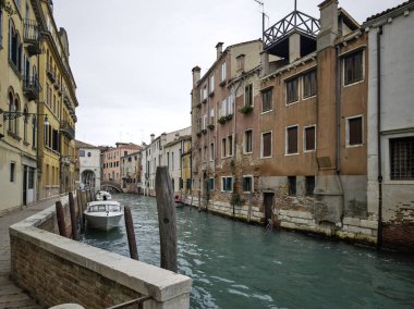 Venedik, Veneto Bölgesi, İtalya 'nın Eski Şehir Panoraması