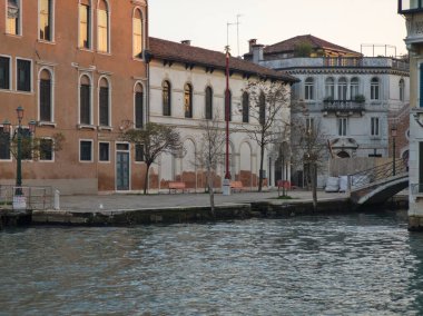 Venedik, Veneto Bölgesi, İtalya 'nın Eski Şehir Panoraması