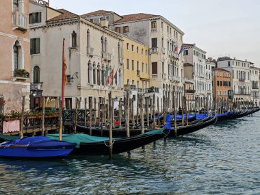 Venedik, Veneto Bölgesi, İtalya 'nın Eski Şehir Panoraması