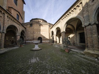 Bologna şehir merkezinin muhteşem Panoraması, Emilia-Romagna, İtalya