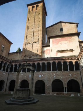 Bologna şehir merkezinin muhteşem Panoraması, Emilia-Romagna, İtalya