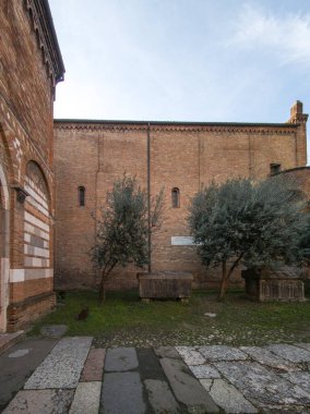 Bologna şehir merkezinin muhteşem Panoraması, Emilia-Romagna, İtalya