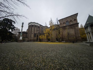 Bologna şehir merkezinin muhteşem Panoraması, Emilia-Romagna, İtalya