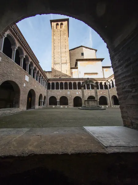 Bologna şehir merkezinin muhteşem Panoraması, Emilia-Romagna, İtalya