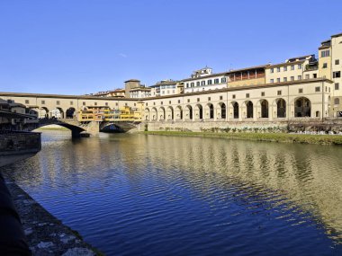 Floransa, Toskana Bölgesi, İtalya 'nın Eski Şehir Panoraması
