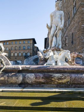 Floransa, Toskana Bölgesi, İtalya 'nın Eski Şehir Panoraması