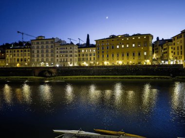 Floransa, Toskana Bölgesi, İtalya 'nın Eski Şehir Panoraması