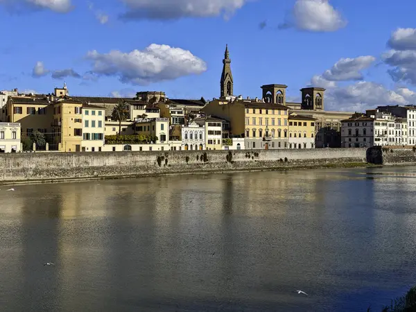 Floransa, Toskana Bölgesi, İtalya 'nın Eski Şehir Panoraması