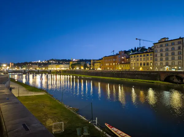 Floransa, Toskana Bölgesi, İtalya 'nın Eski Şehir Panoraması