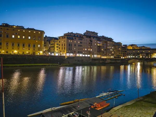 Floransa, Toskana Bölgesi, İtalya 'nın Eski Şehir Panoraması
