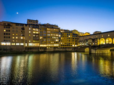 Floransa, Toskana Bölgesi, İtalya 'nın Eski Şehir Panoraması