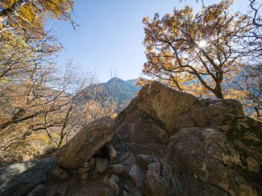 harika sonbahar manzarası, rila dağı, bulgaria