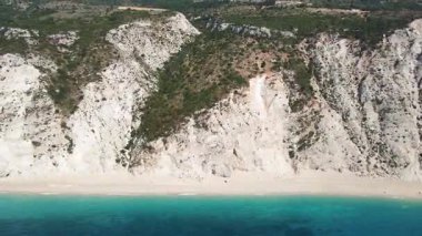 Platia Ammos Plajı, Cephalonia, İyon Adaları, Yunanistan