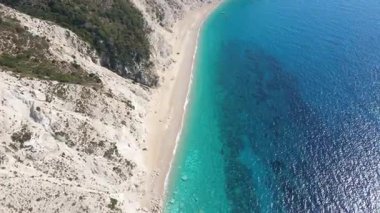 Platia Ammos Plajı, Cephalonia, İyon Adaları, Yunanistan