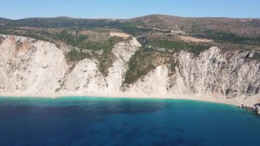 Platia Ammos Plajı, Cephalonia, İyon Adaları, Yunanistan