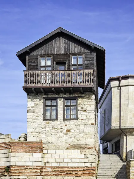 Bulgaristan 'ın Burgaz Bölgesi' nin Nessebar kentinin Büyüleyici Panoraması