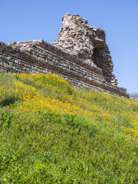 Ruins of Roman fortifications in ancient city of Diocletianopolis, town of Hisarya, Plovdiv Region, Bulgaria