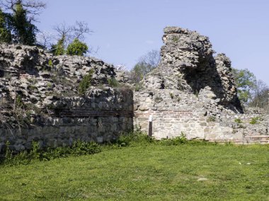 Ruins of Roman fortifications in ancient city of Diocletianopolis, town of Hisarya, Plovdiv Region, Bulgaria
