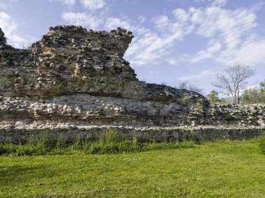 Ruins of Roman fortifications in ancient city of Diocletianopolis, town of Hisarya, Plovdiv Region, Bulgaria