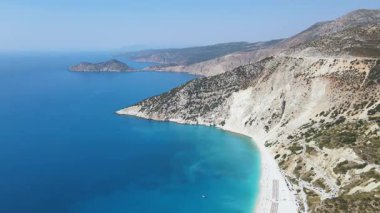 Myrtos Sahili, Cephalonia, İyon Adaları, Yunanistan