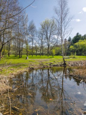 Bulgaristan 'ın Sofya kentindeki South Park' ın İnanılmaz Bahar Manzarası