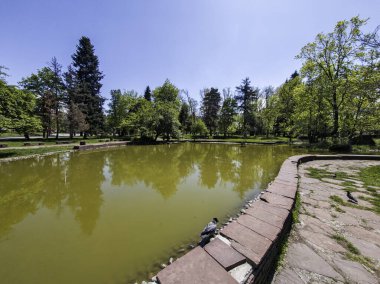 Bulgaristan 'ın Sofya kentindeki Borisova gradina (Boris Garden)' ın İnanılmaz Baharı