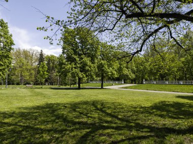 Bulgaristan 'ın Sofya kentindeki Borisova gradina (Boris Garden)' ın İnanılmaz Baharı