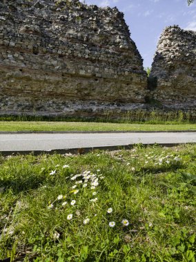 Ruins of Roman fortifications in ancient city of Diocletianopolis, town of Hisarya, Plovdiv Region, Bulgaria