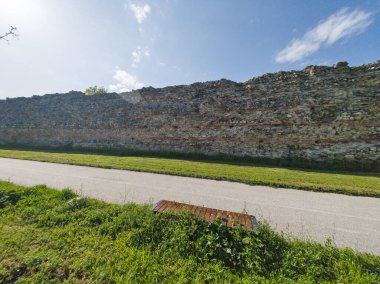 Ruins of Roman fortifications in ancient city of Diocletianopolis, town of Hisarya, Plovdiv Region, Bulgaria