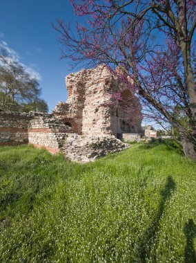 Ruins of Roman fortifications in ancient city of Diocletianopolis, town of Hisarya, Plovdiv Region, Bulgaria