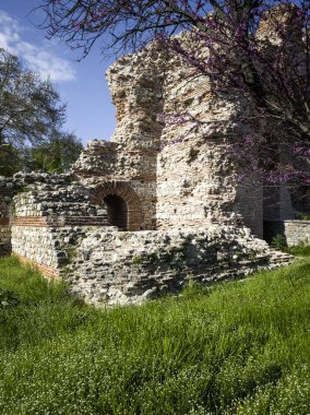 Ruins of Roman fortifications in ancient city of Diocletianopolis, town of Hisarya, Plovdiv Region, Bulgaria