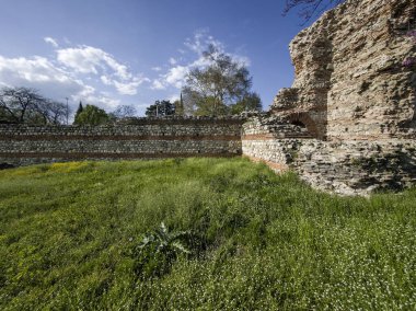 Ruins of Roman fortifications in ancient city of Diocletianopolis, town of Hisarya, Plovdiv Region, Bulgaria